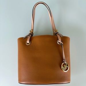 New, never used Michael Kors leather tote bag